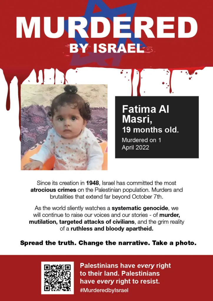 #MurderedByIsrael